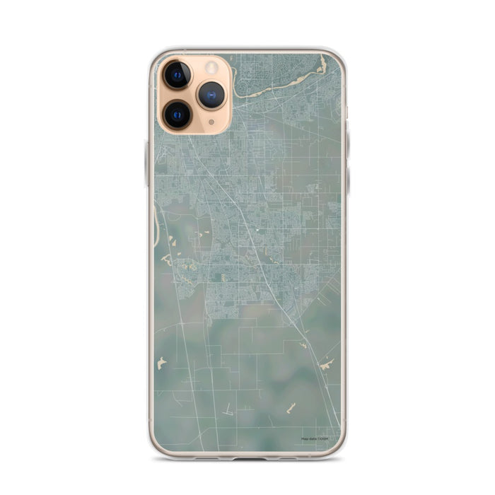 Custom iPhone 11 Pro Max Elk Grove California Map Phone Case in Afternoon