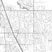 Elk Grove California Map Print in Classic Style Zoomed In Close Up Showing Details
