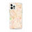 Custom iPhone 12 Pro Max Elk Grove California Map Phone Case in Watercolor