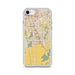 Custom iPhone SE Elk Grove California Map Phone Case in Woodblock