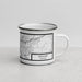 Right View Custom Elkhart Indiana Map Enamel Mug in Classic