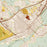 Elko Nevada Map Print in Woodblock Style Zoomed In Close Up Showing Details