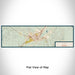 Flat View of Map Custom Elko Nevada Map Enamel Mug in Woodblock