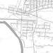 Elkton Virginia Map Print in Classic Style Zoomed In Close Up Showing Details