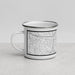 Left View Custom Ellicott City Maryland Map Enamel Mug in Classic
