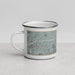 Left View Custom El Monte California Map Enamel Mug in Afternoon