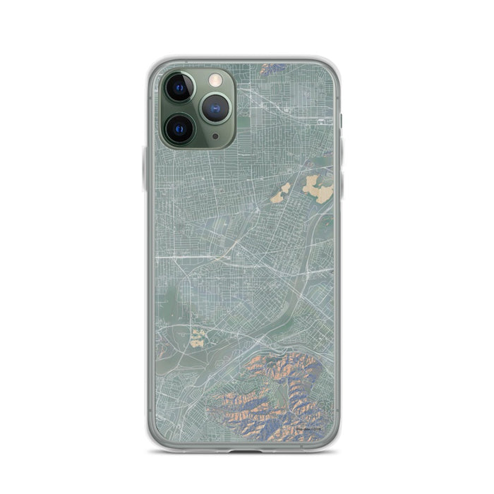 Custom iPhone 11 Pro El Monte California Map Phone Case in Afternoon