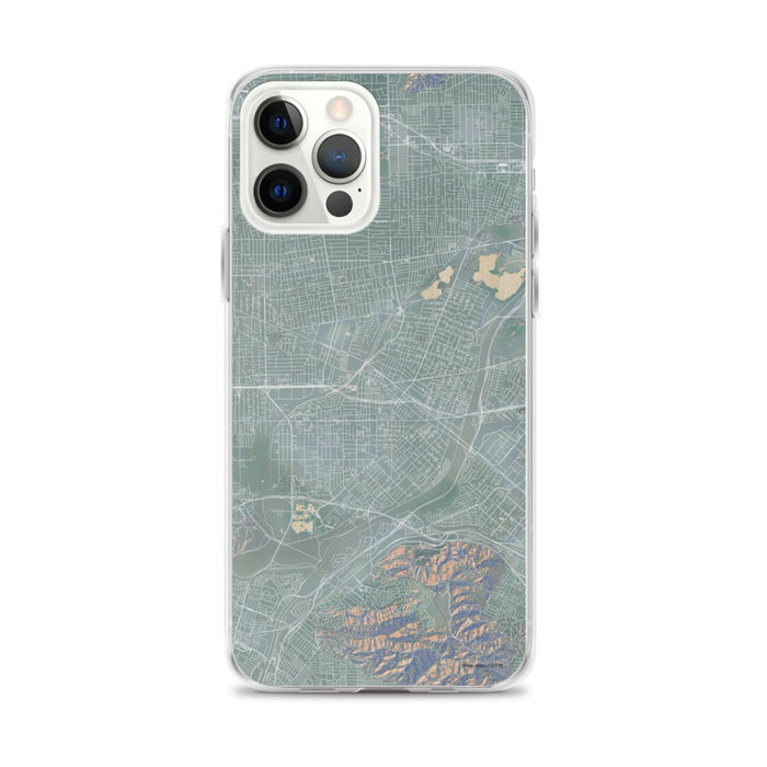 Custom iPhone 12 Pro Max El Monte California Map Phone Case in Afternoon