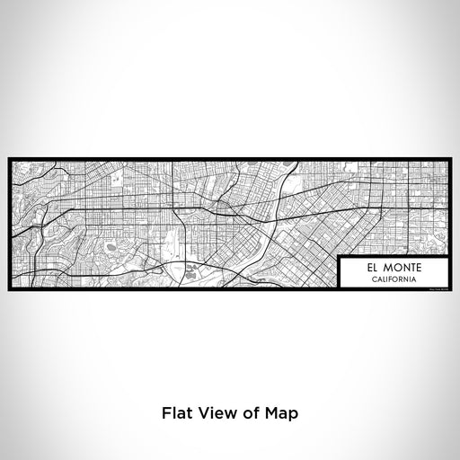 Flat View of Map Custom El Monte California Map Enamel Mug in Classic