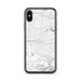 Custom iPhone X/XS El Monte California Map Phone Case in Classic