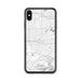 Custom iPhone XS Max El Monte California Map Phone Case in Classic