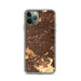 Custom iPhone 11 Pro El Monte California Map Phone Case in Ember