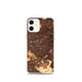 Custom iPhone 12 mini El Monte California Map Phone Case in Ember