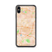 Custom iPhone XS Max El Monte California Map Phone Case in Watercolor