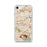 Custom iPhone SE El Monte California Map Phone Case in Woodblock