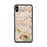 Custom iPhone XS Max El Monte California Map Phone Case in Woodblock