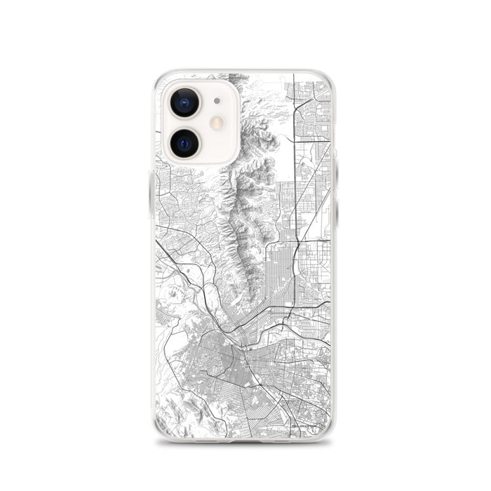 Custom El Paso Texas Map iPhone 12 Phone Case in Classic