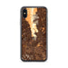 Custom El Paso Texas Map Phone Case in Ember