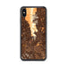 Custom El Paso Texas Map Phone Case in Ember