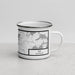 Right View Custom Ely Minnesota Map Enamel Mug in Classic