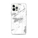 Custom iPhone 12 Pro Max Ely Minnesota Map Phone Case in Classic