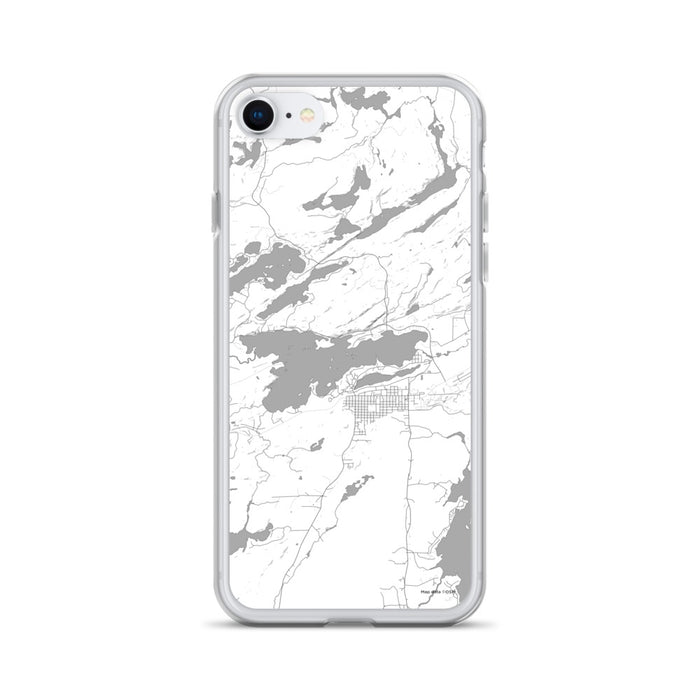 Custom iPhone SE Ely Minnesota Map Phone Case in Classic
