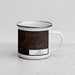 Right View Custom Ely Minnesota Map Enamel Mug in Ember