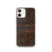 Custom iPhone 12 Ely Minnesota Map Phone Case in Ember