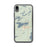 Custom iPhone XR Ely Minnesota Map Phone Case in Woodblock