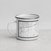 Left View Custom Elyria Ohio Map Enamel Mug in Classic