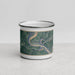 Front View Custom Emlenton Pennsylvania Map Enamel Mug in Afternoon