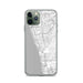 Custom iPhone 11 Pro Encinitas California Map Phone Case in Classic