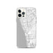 Custom iPhone 12 Pro Encinitas California Map Phone Case in Classic