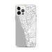 Custom iPhone 12 Pro Max Encinitas California Map Phone Case in Classic