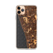 Custom iPhone 11 Pro Max Encinitas California Map Phone Case in Ember