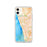 Custom iPhone 11 Encinitas California Map Phone Case in Watercolor