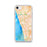 Custom iPhone SE Encinitas California Map Phone Case in Watercolor