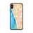 Custom iPhone X/XS Encinitas California Map Phone Case in Watercolor