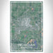 Enumclaw Washington Map Print Portrait Orientation in Afternoon Style With Shaded Background
