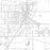 Enumclaw Washington Map Print in Classic Style Zoomed In Close Up Showing Details