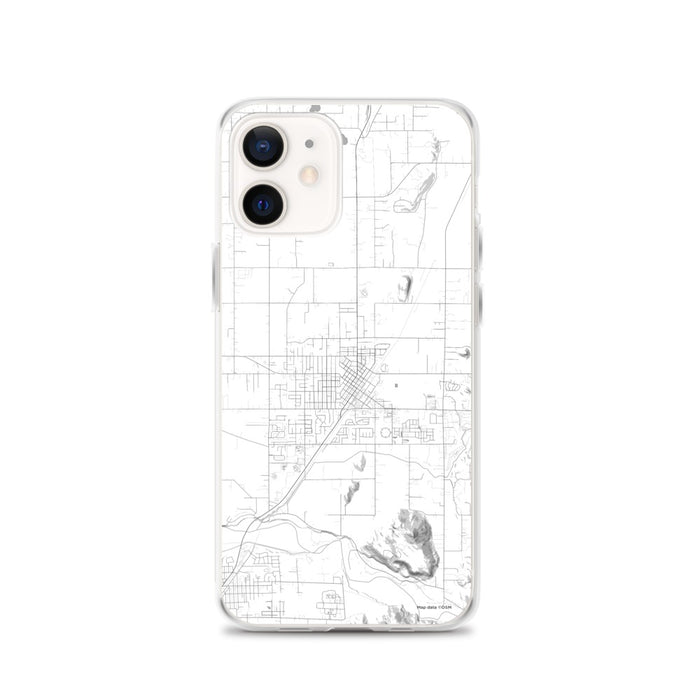 Custom iPhone 12 Enumclaw Washington Map Phone Case in Classic