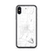 Custom iPhone X/XS Enumclaw Washington Map Phone Case in Classic