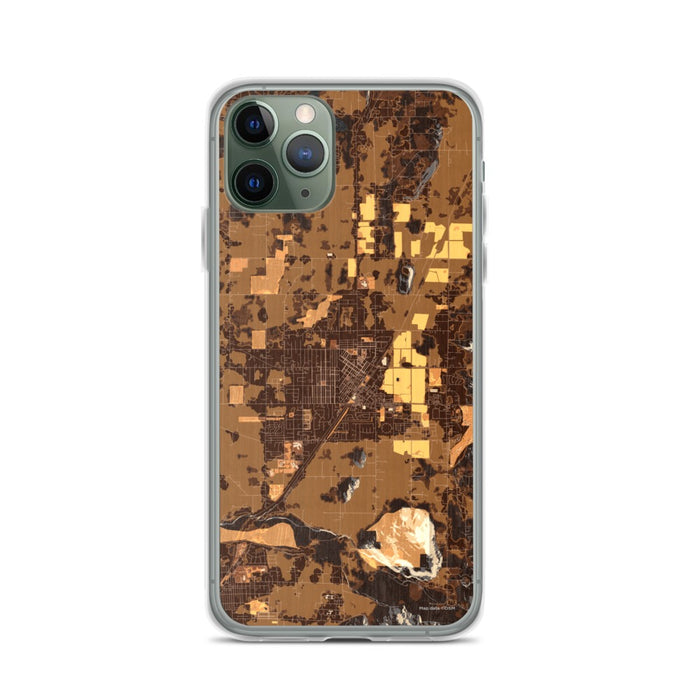 Custom iPhone 11 Pro Enumclaw Washington Map Phone Case in Ember