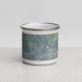 Front View Custom Erie Colorado Map Enamel Mug in Afternoon