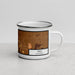 Right View Custom Erie Colorado Map Enamel Mug in Ember