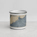 Front View Custom Erie Pennsylvania Map Enamel Mug in Afternoon