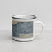 Right View Custom Erie Pennsylvania Map Enamel Mug in Afternoon