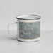 Left View Custom Escondido California Map Enamel Mug in Afternoon