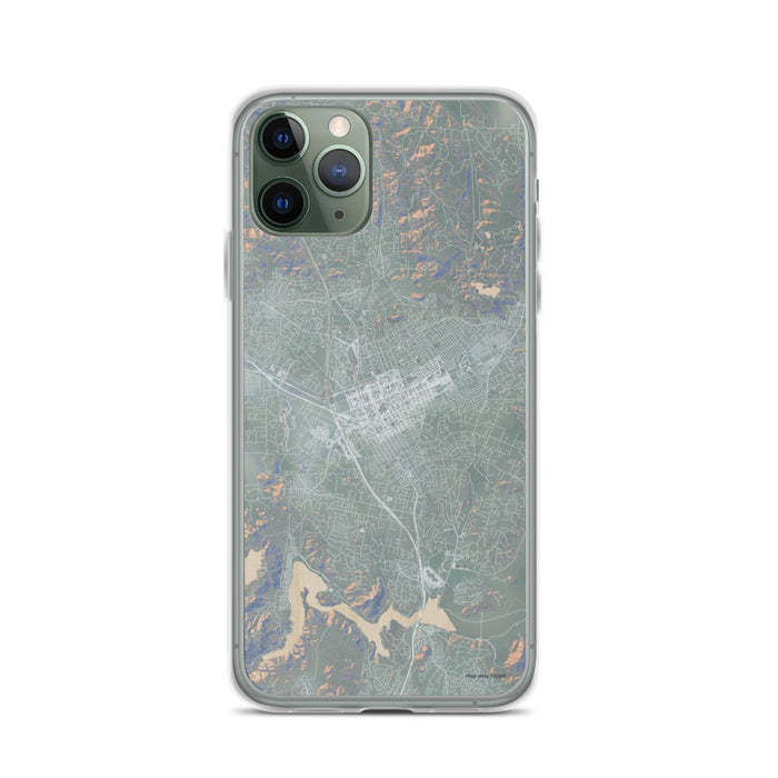 Custom iPhone 11 Pro Escondido California Map Phone Case in Afternoon