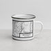 Right View Custom Escondido California Map Enamel Mug in Classic